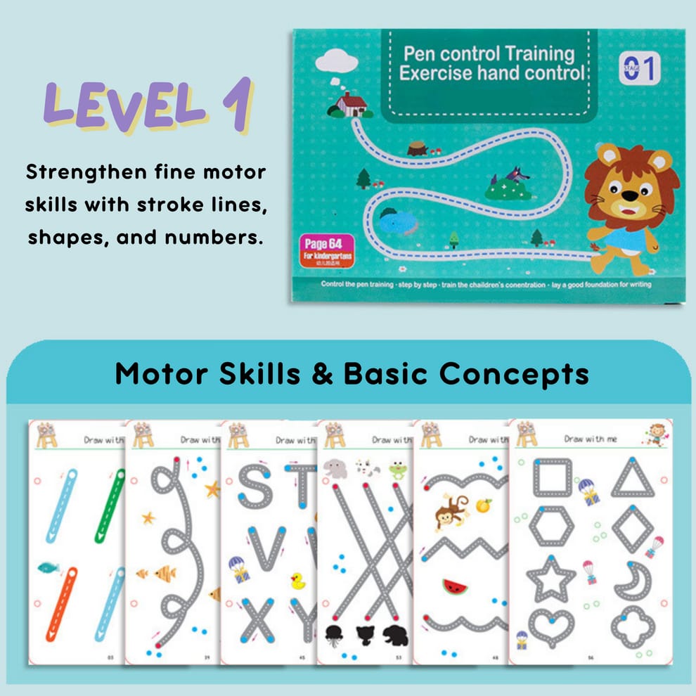 Brightful Kids™ Tracing Workbook